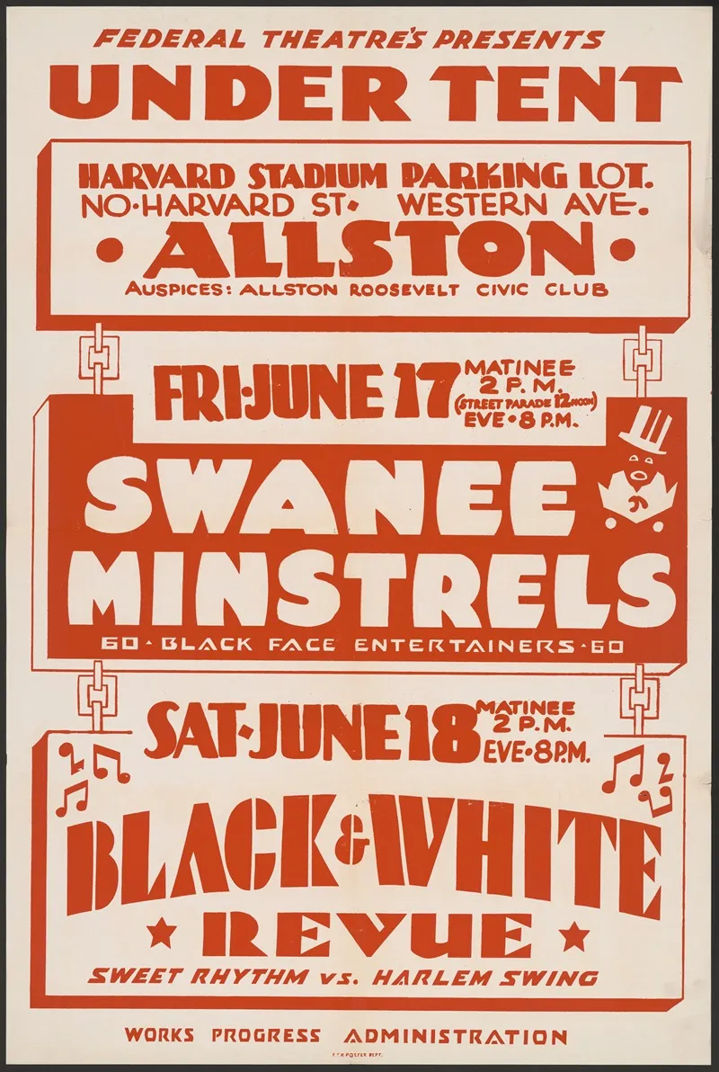 Swanee Minstrels Wall Art by Anonymous - High-Resolution Digital Print