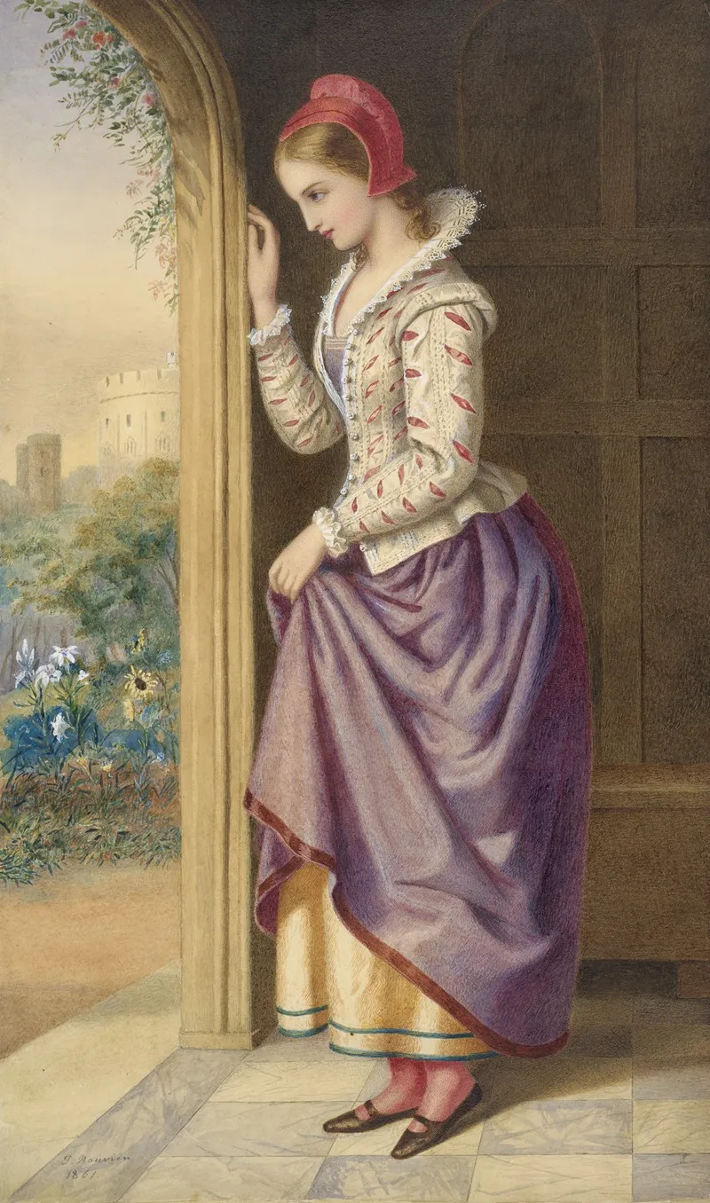Sweet Anne Page Wall Art by Augustus Jules Bouvier - High-Resolution Digital Print