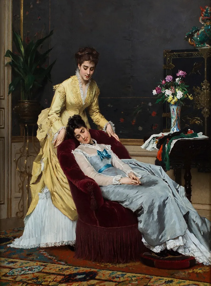 Sweet Dreams 5 Wall Art by Gustave Léonard de Jonghe - High-Resolution Digital Print