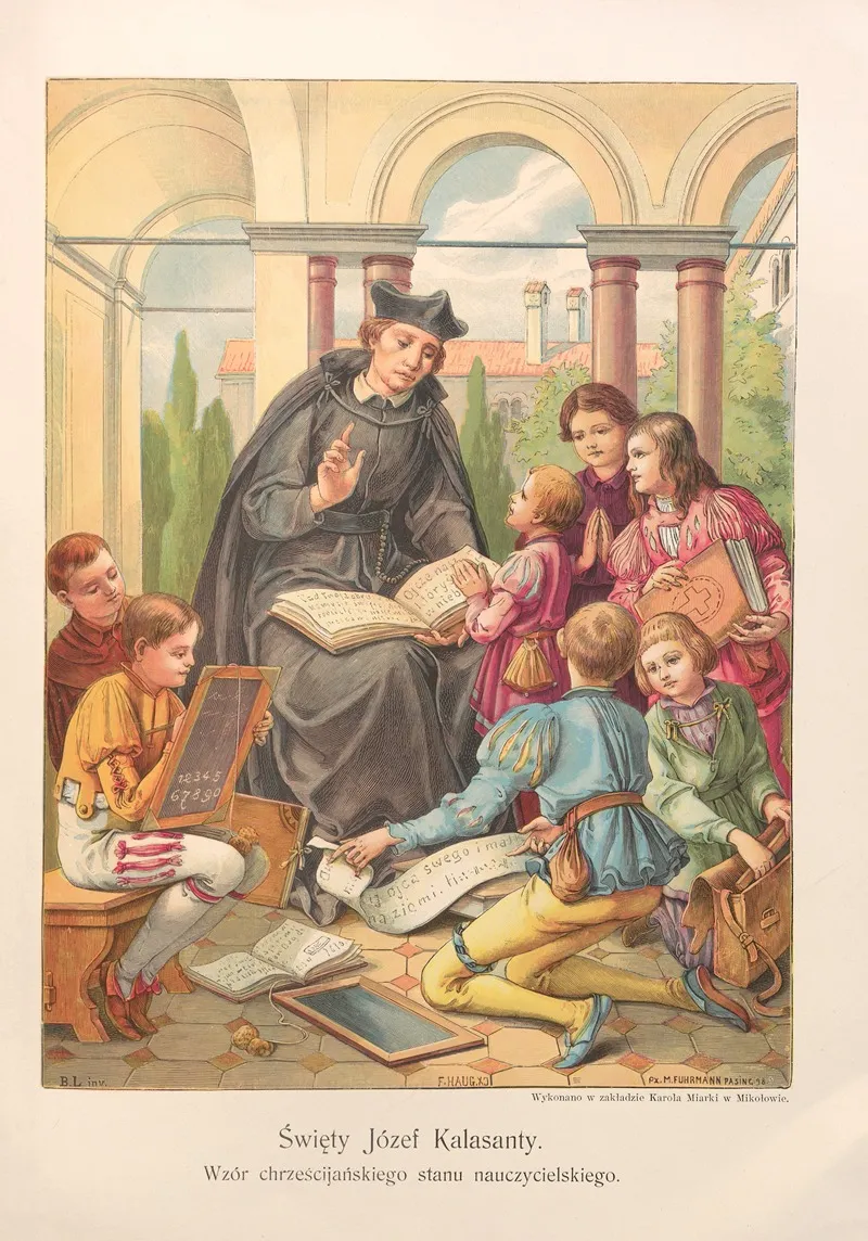 Swiety Jozef Kalasanty Wall Art by Otto Bitschnau - High-Resolution Digital Print