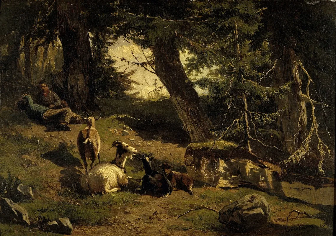 Swiss Landscape 2 Wall Art by Gerard Bilders - High-Resolution Digital Print