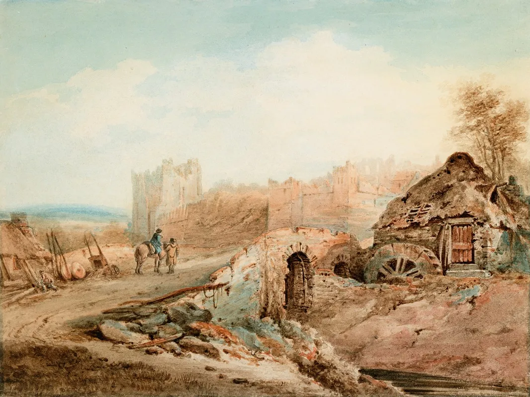Swords Castle County Dublin Wall Art by George Holmes - High-Resolution Digital Print