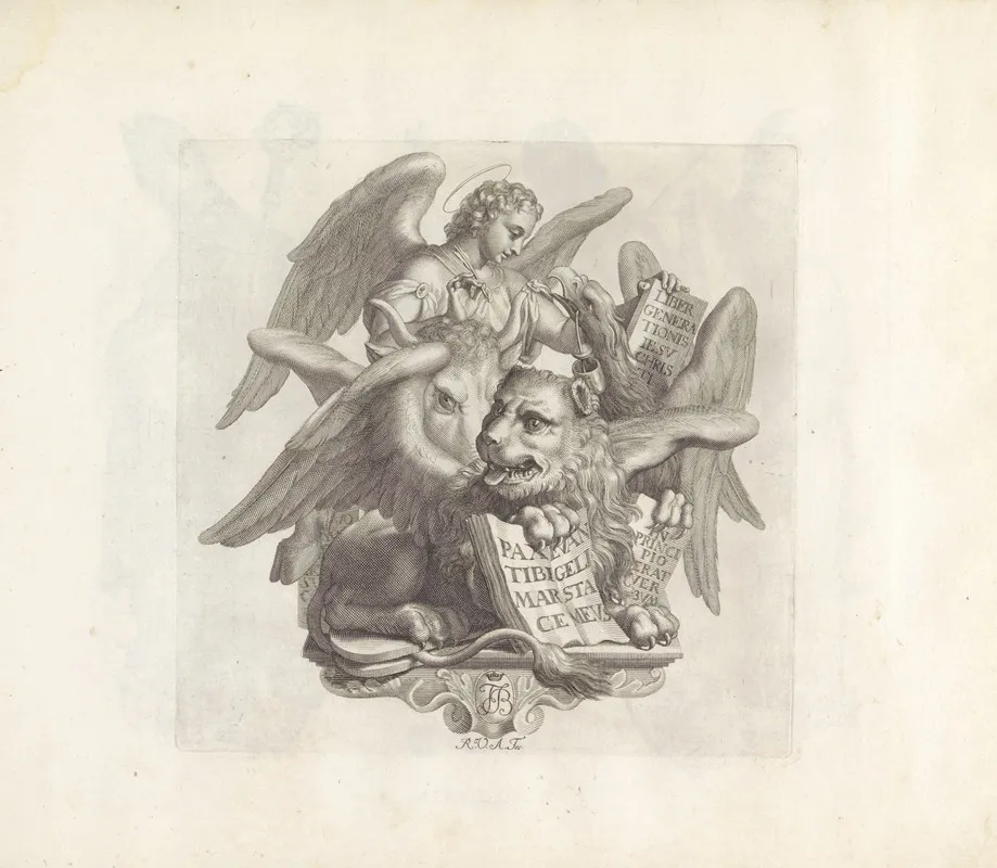 Symbolen Van De Vier Evangelisten Wall Art by Robert van Audenaerde - High-Resolution Digital Print