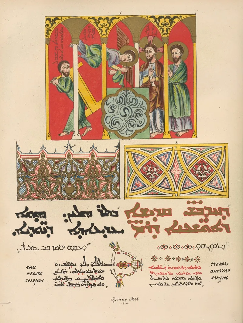 Syriac‎ ‎mss Wall Art by John Obadiah Westwood - High-Resolution Digital Print