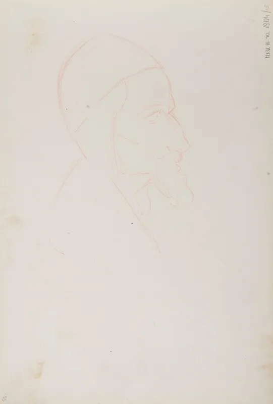 Szkic Popiersia Zyda 2