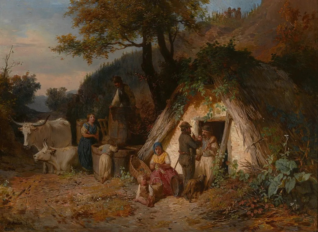Szuret Harvest Wall Art by József Molnár - High-Resolution Digital Print