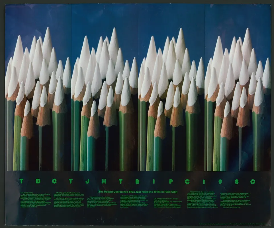 T D C T J H T B I P C 1980 The Design Conference That Just Happens To Be In Park City Wall Art by Don Weller - High-Resolution Digital Print