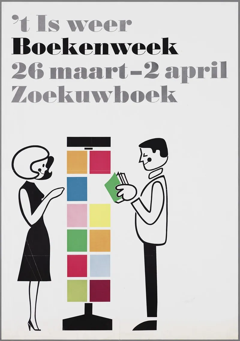 T Is Weer Boekenweek 26 Maart 2 April Zoek Uw Boek Wall Art by CPNB - High-Resolution Digital Print