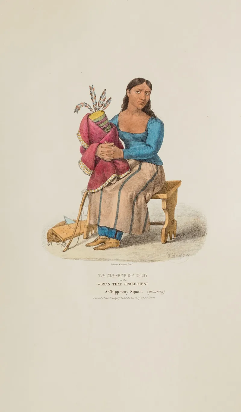 Ta Ma Kake Toke Or The Woman That Spoke First A Chippeway Woman Mourning