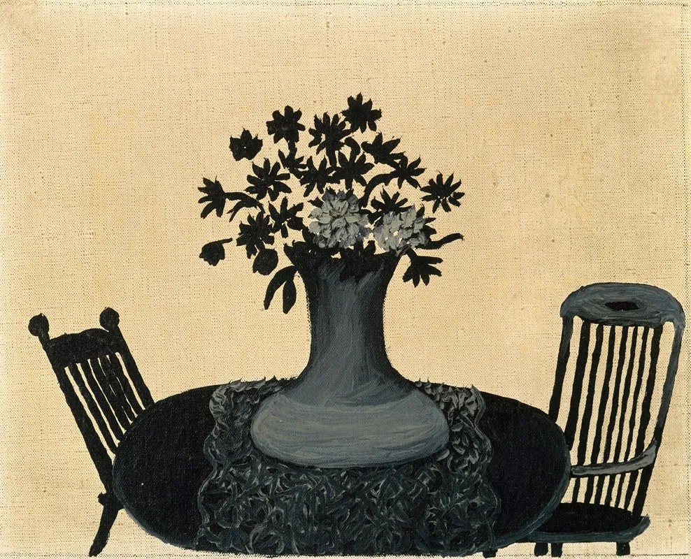 Table And Two Chairs Wall Art by Horace Pippin - High-Resolution Digital Print
