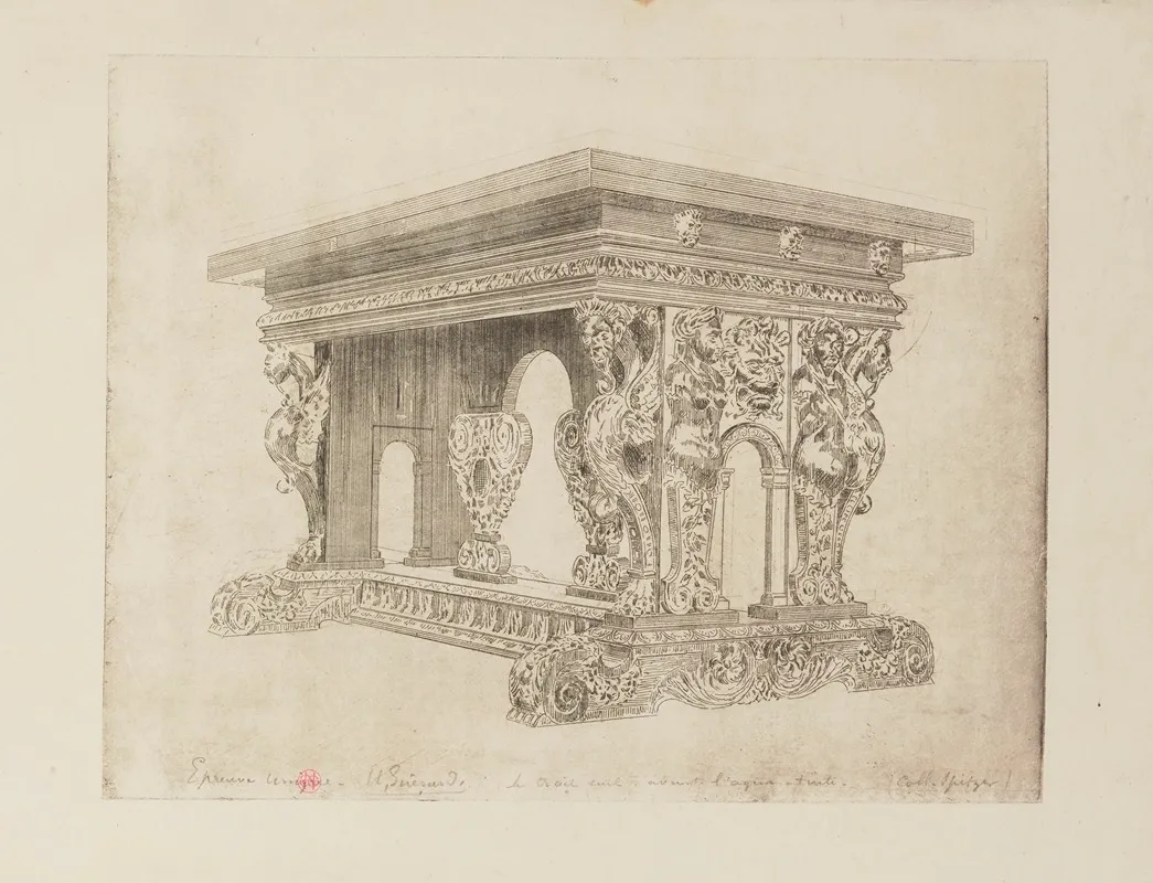 Table De Noyer France 16e Siecle Collection Spitzer