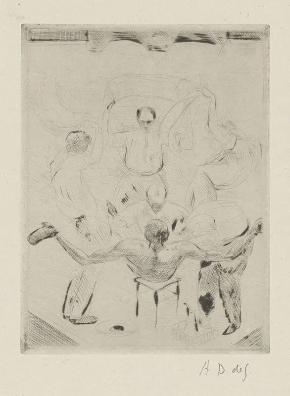 Tableau De La Boxe Illustre De 29 Gravures A Leau Forte Pl 23