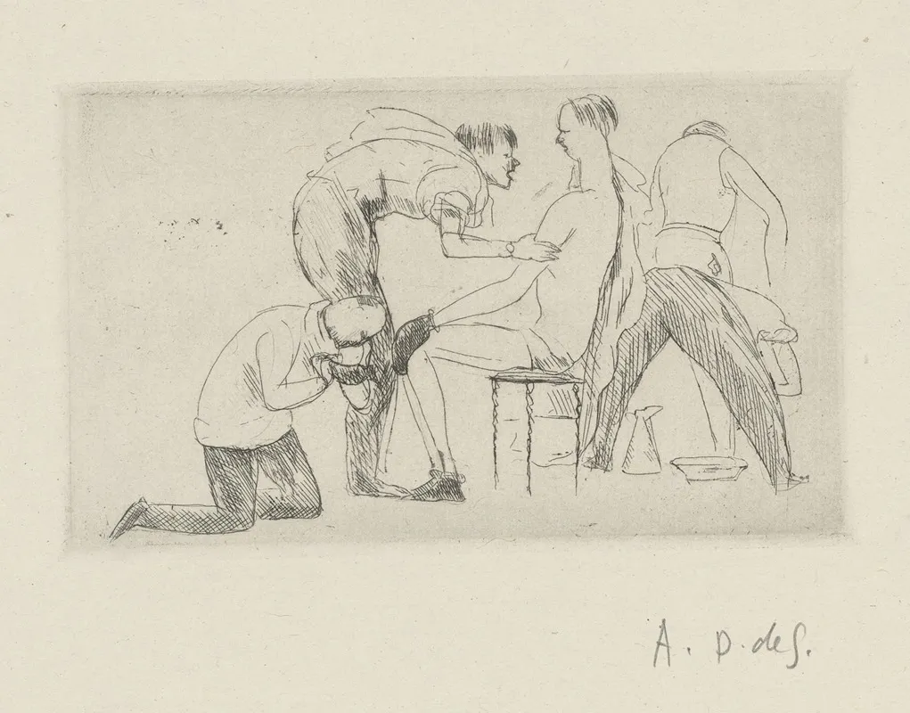 Tableau De La Boxe Illustre De 29 Gravures A Leau Forte Pl 25