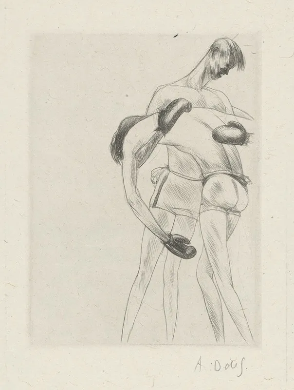 Tableau De La Boxe Illustre De 29 Gravures A Leau Forte Pl 37