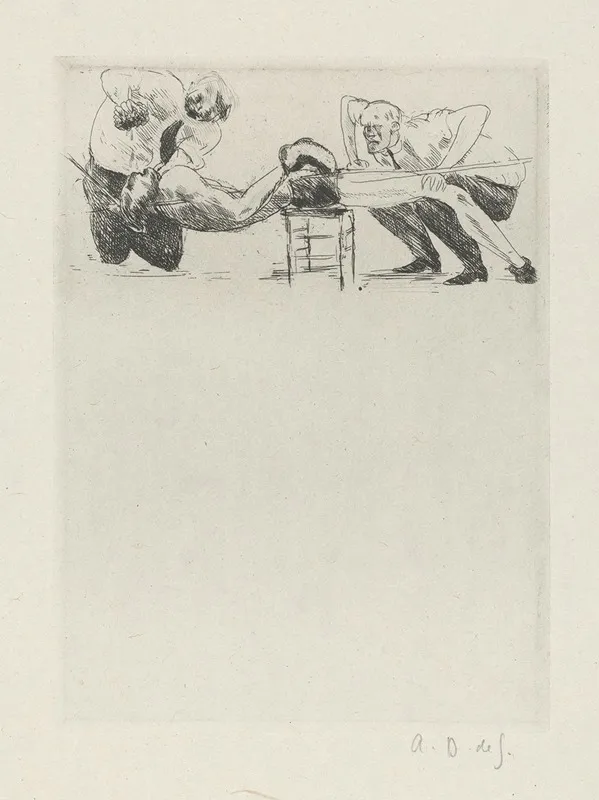 Tableau De La Boxe Illustre De 29 Gravures A Leau Forte Pl 52