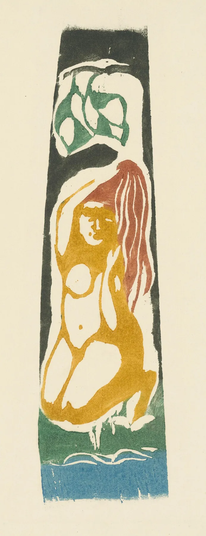 Tahitian Woman Doing Her Hair Wall Art by Paul Gauguin - High-Resolution Digital Print