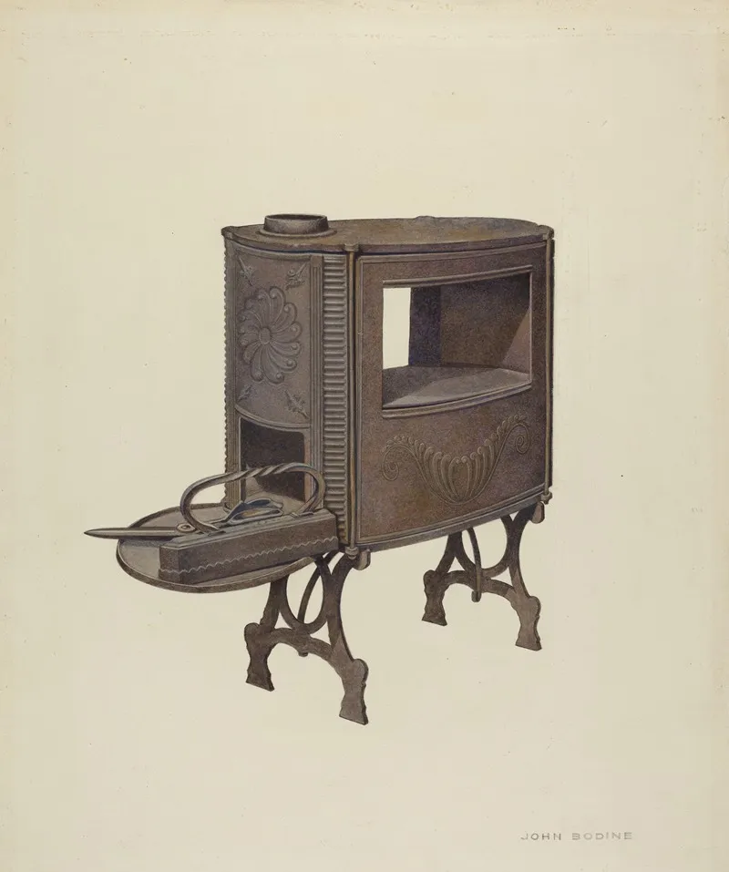 Tailors Stove Wall Art by John Bodine - High-Resolution Digital Print