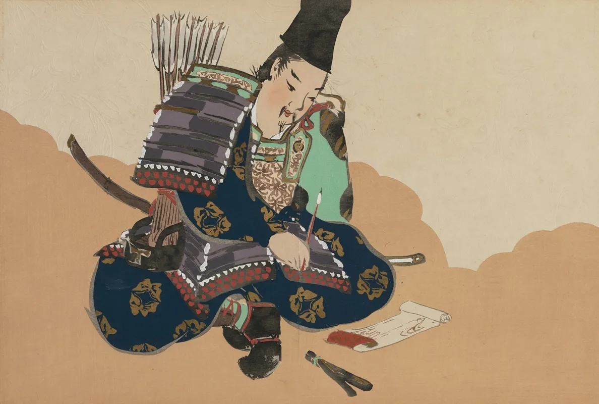 Taira No Tadanori Tadanori Wall Art by Kamisaka Sekka - High-Resolution Digital Print