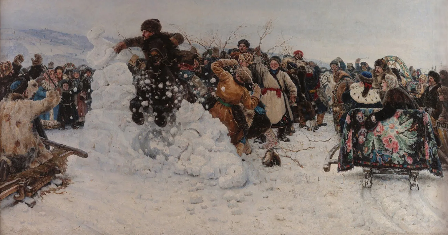 Taking A Snow Town