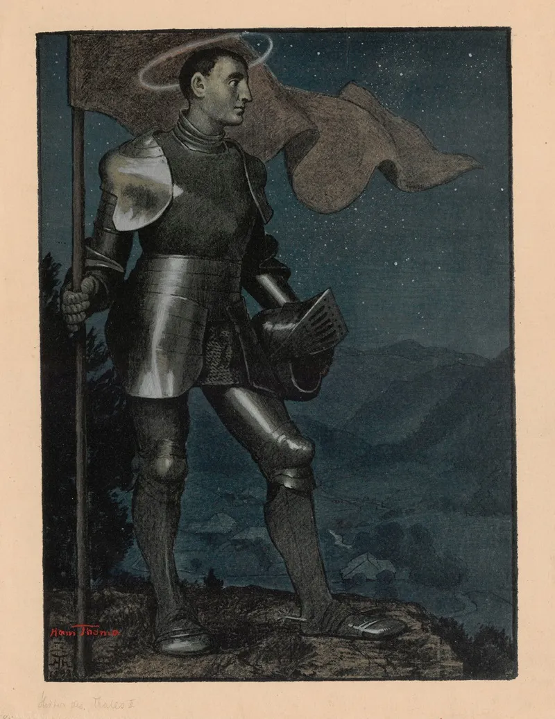 Talhuter Ii Wall Art by Hans Thoma - High-Resolution Digital Print
