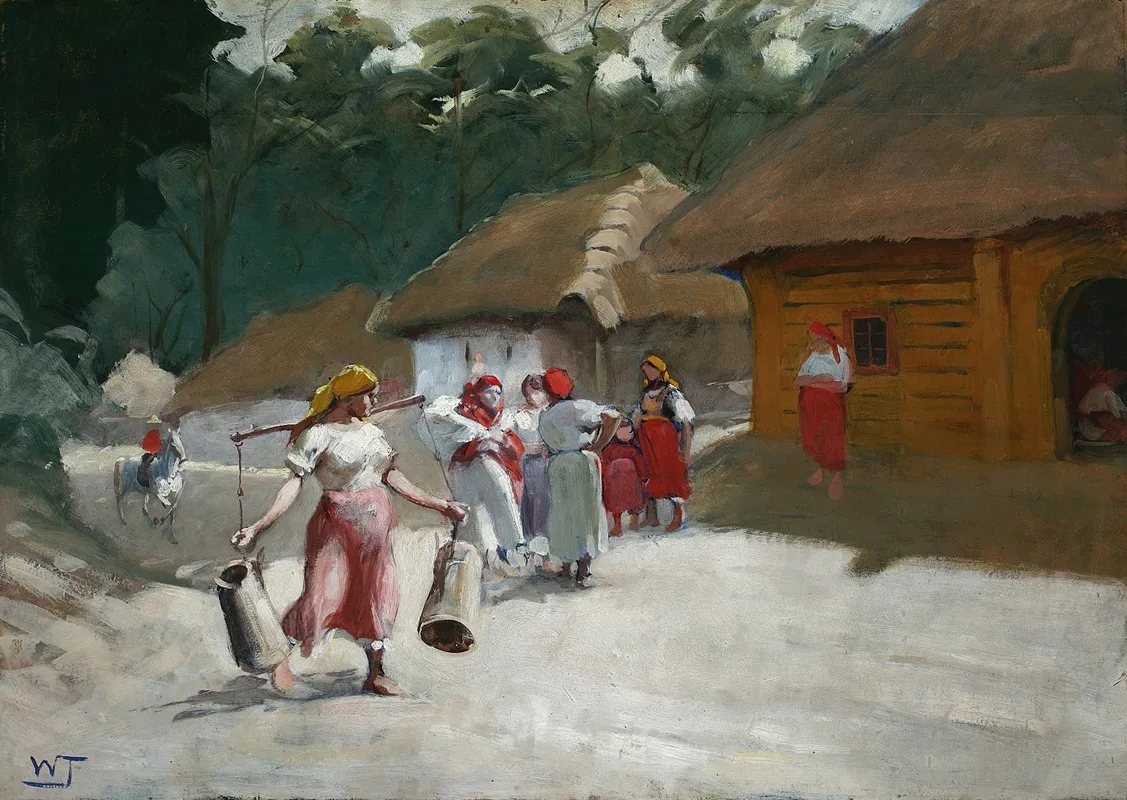 Talking On A Rural Road 2