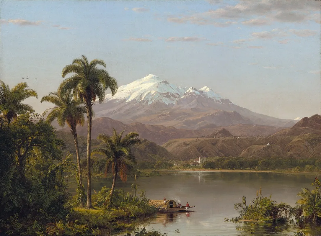 Tamaca Palms Wall Art by Frederic Edwin Church - High-Resolution Digital Print