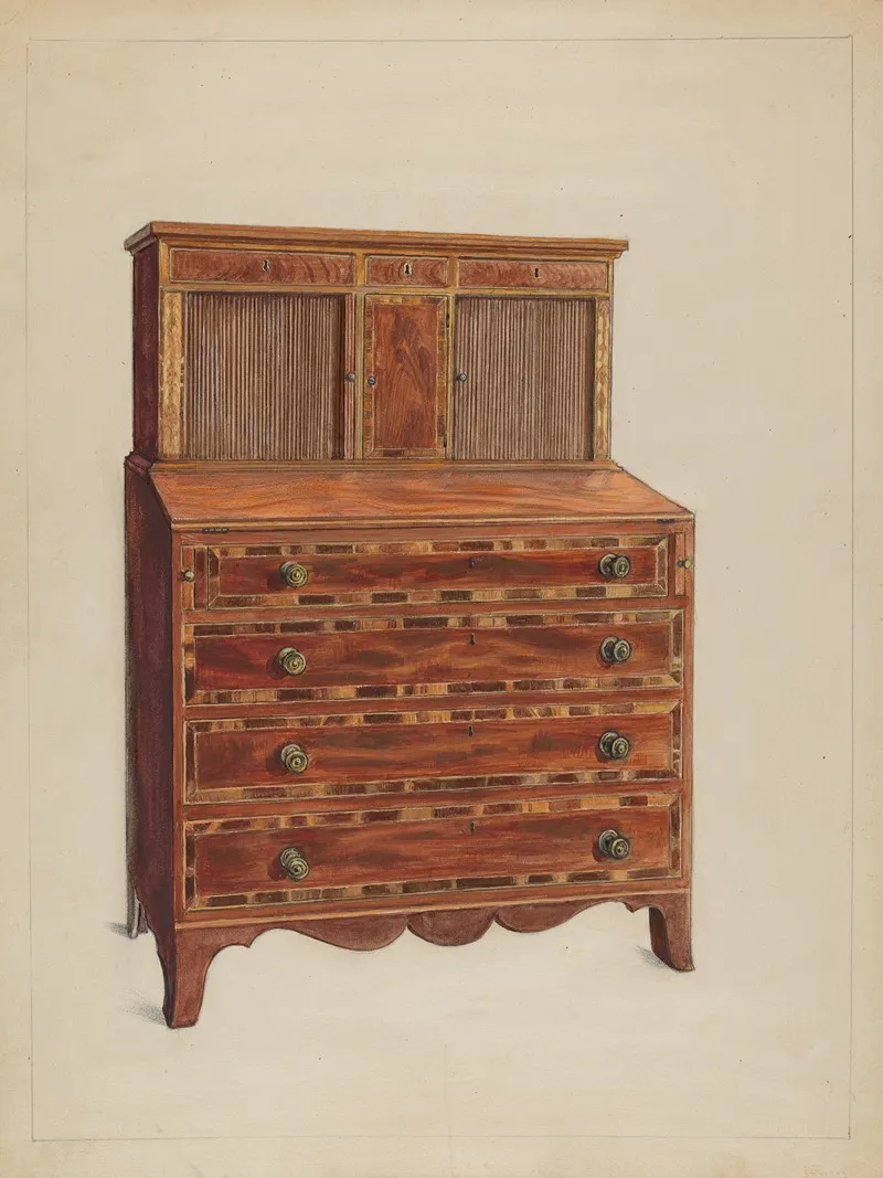 Tambour Desk