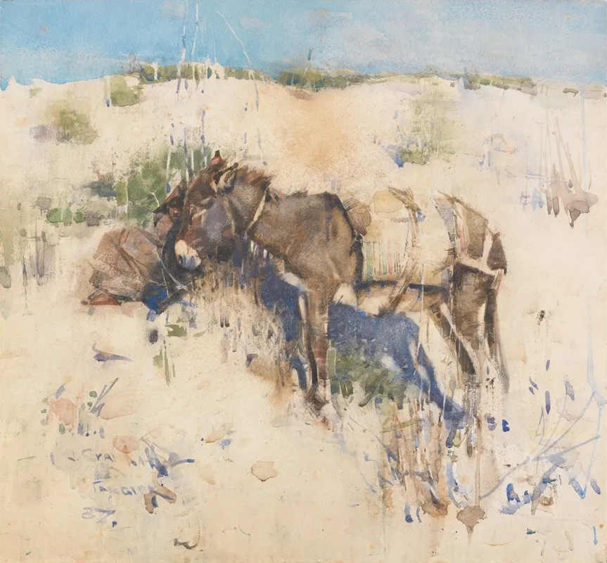 Tangier Wall Art by Joseph Crawhall - High-Resolution Digital Print