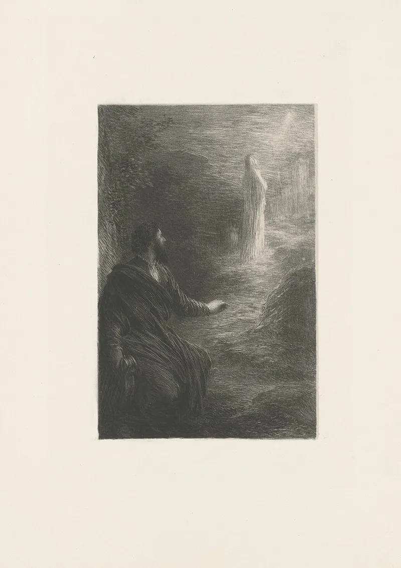 Tannhaeuser Acte Iii Letoile Du Soir Wall Art by Henri Fantin-Latour - High-Resolution Digital Print