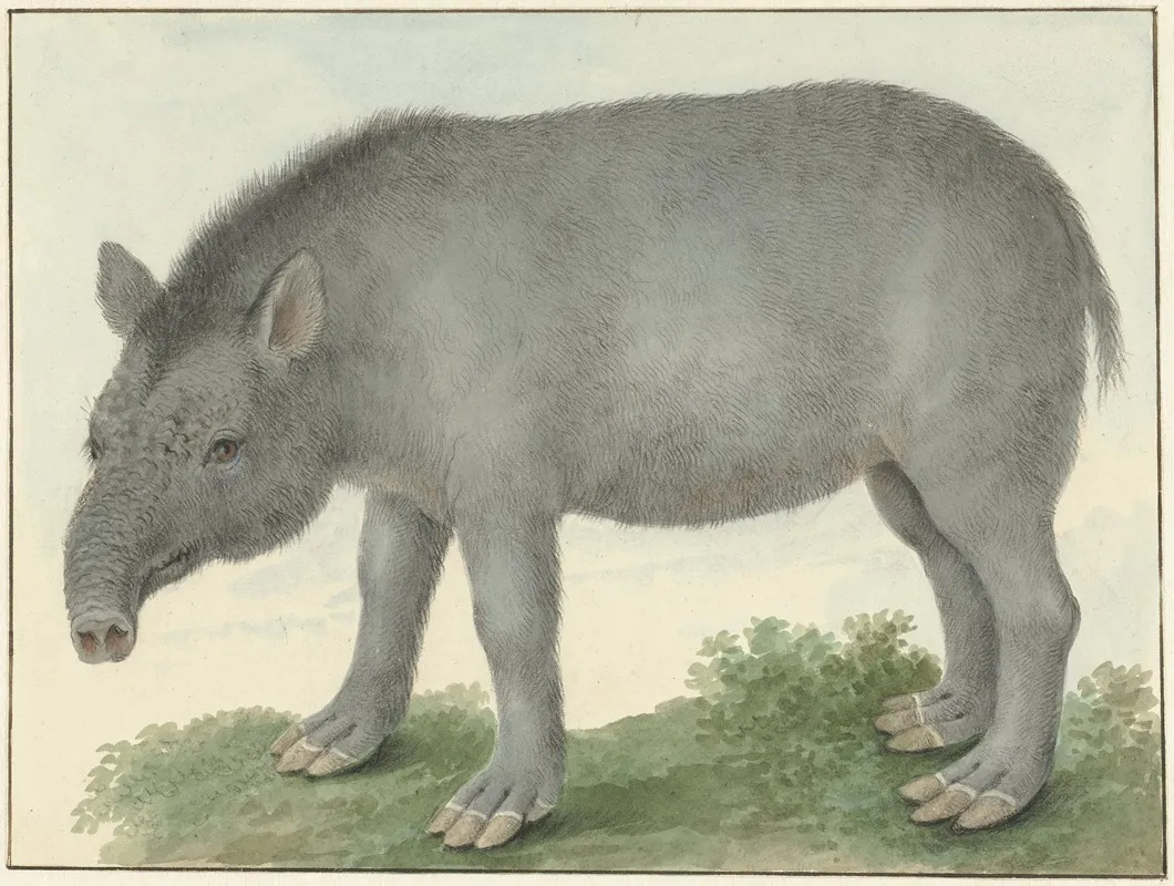 Tapir Wall Art by Isaac van Haastert - High-Resolution Digital Print