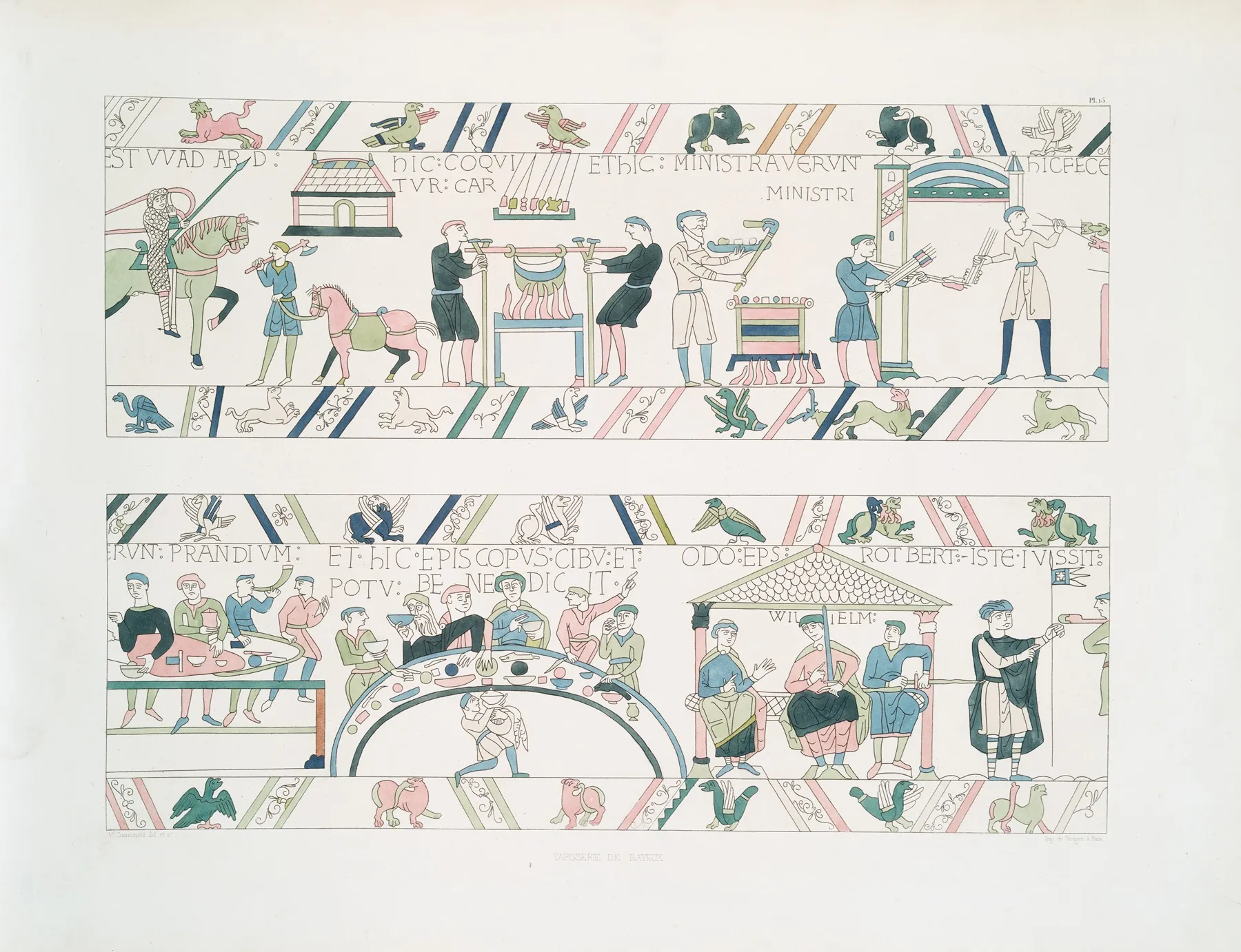 Tapisserie De Bayeux 16 Wall Art by Achille Jubinal - High-Resolution Digital Print