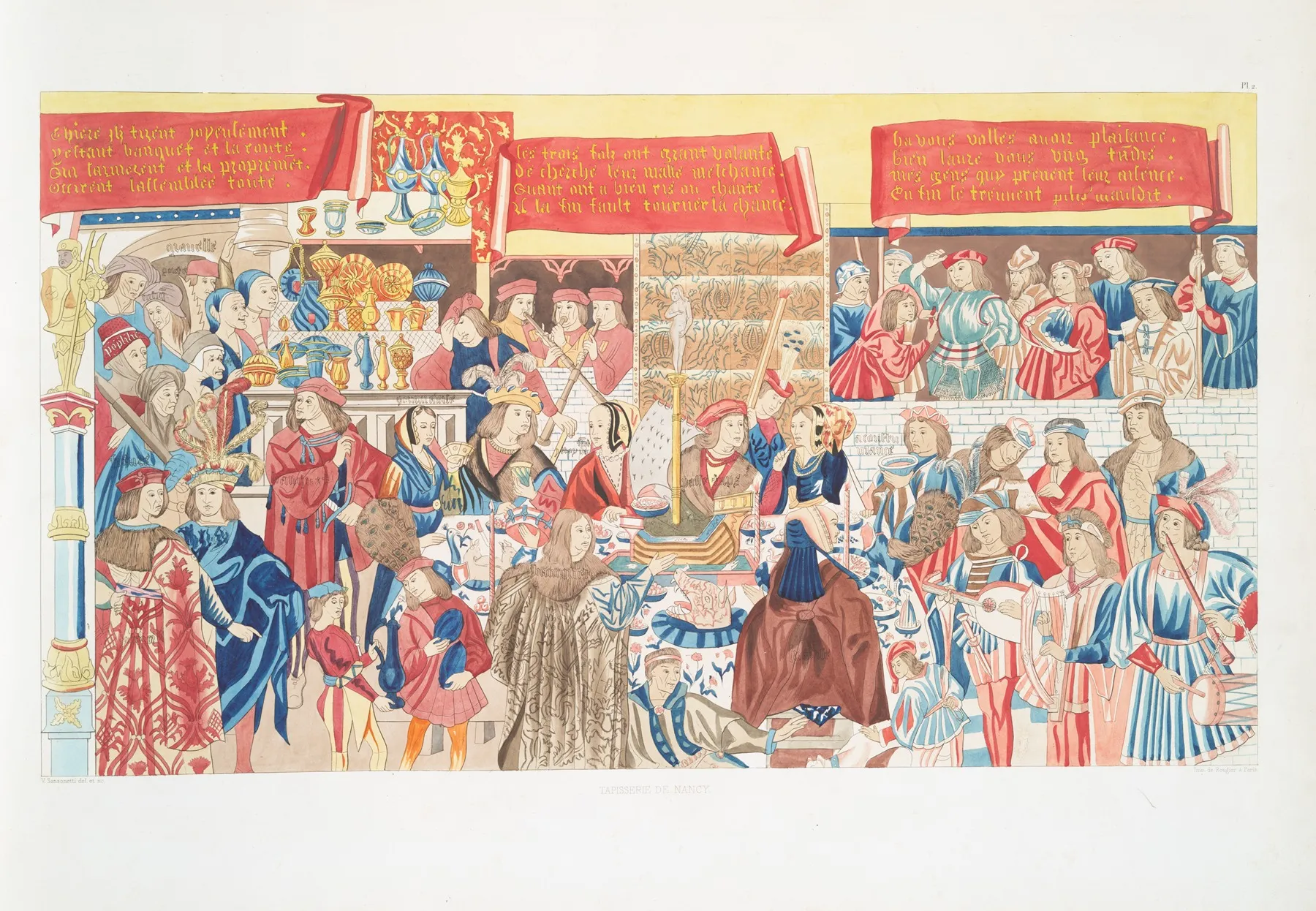Tapisserie De Nancy 2 Wall Art by Achille Jubinal - High-Resolution Digital Print