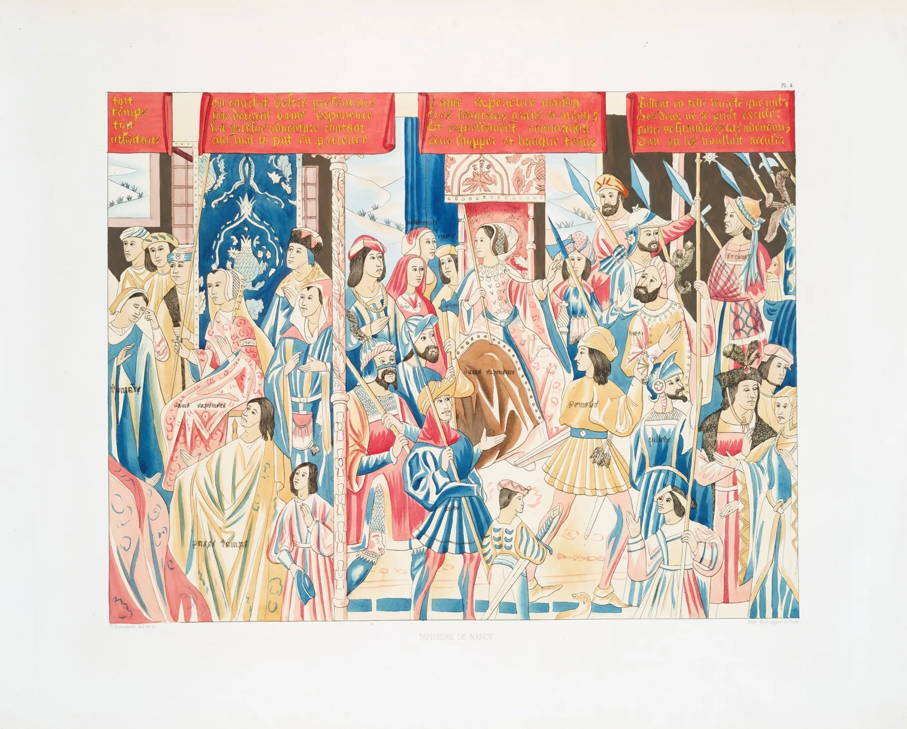 Tapisserie De Nancy 4 Wall Art by Achille Jubinal - High-Resolution Digital Print