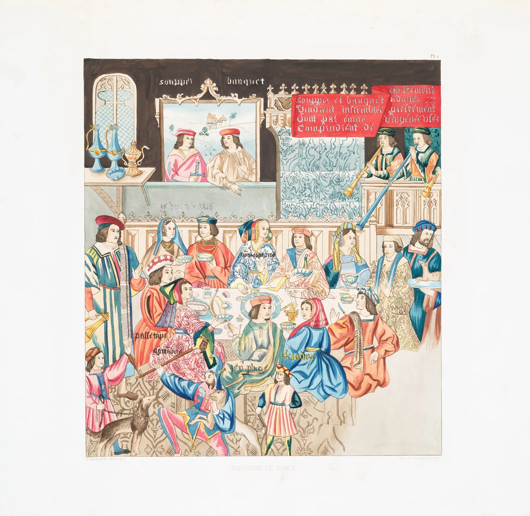 Tapisserie De Nancy Wall Art by Achille Jubinal - High-Resolution Digital Print