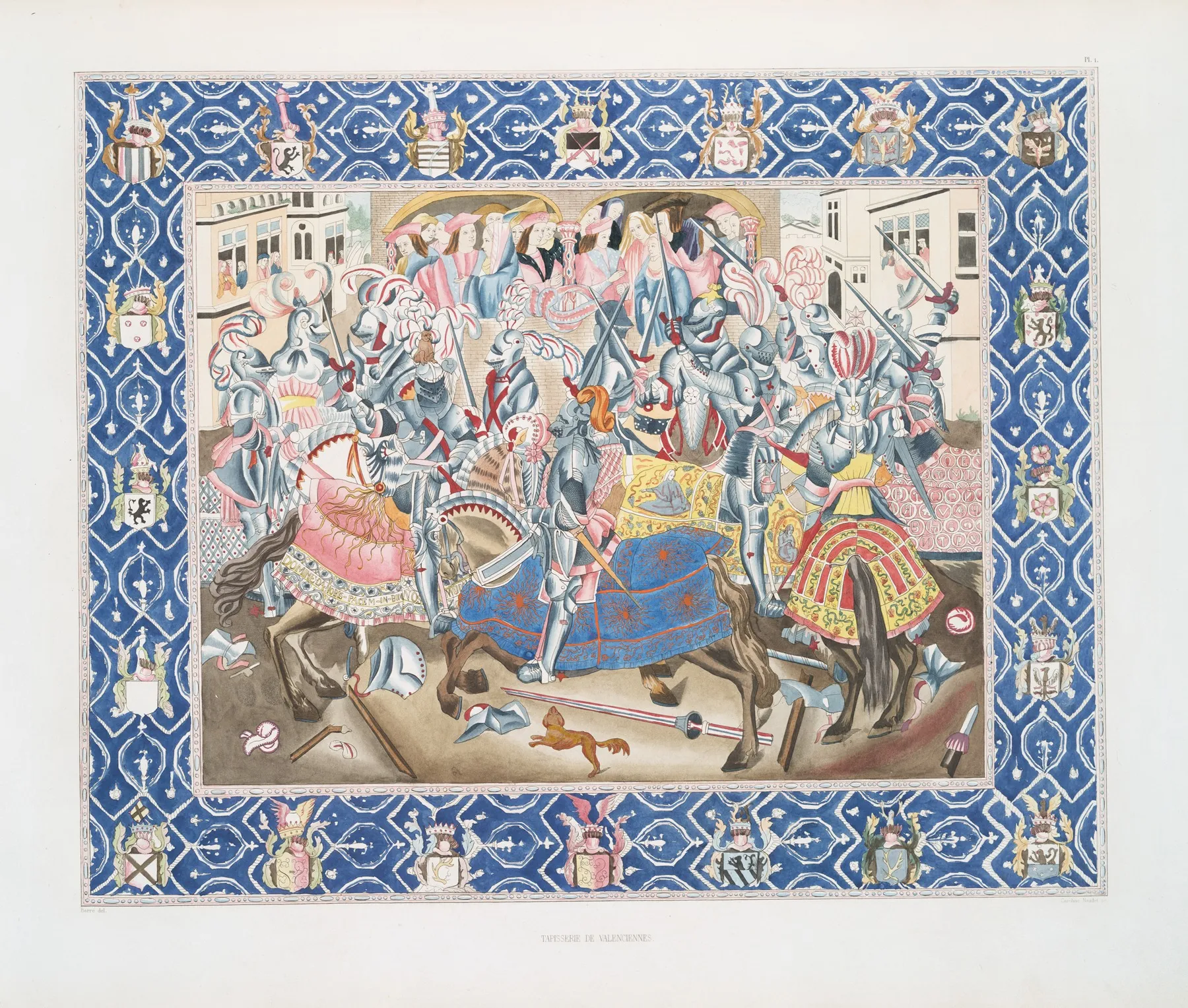 Tapisserie De Valenciennes Wall Art by Achille Jubinal - High-Resolution Digital Print