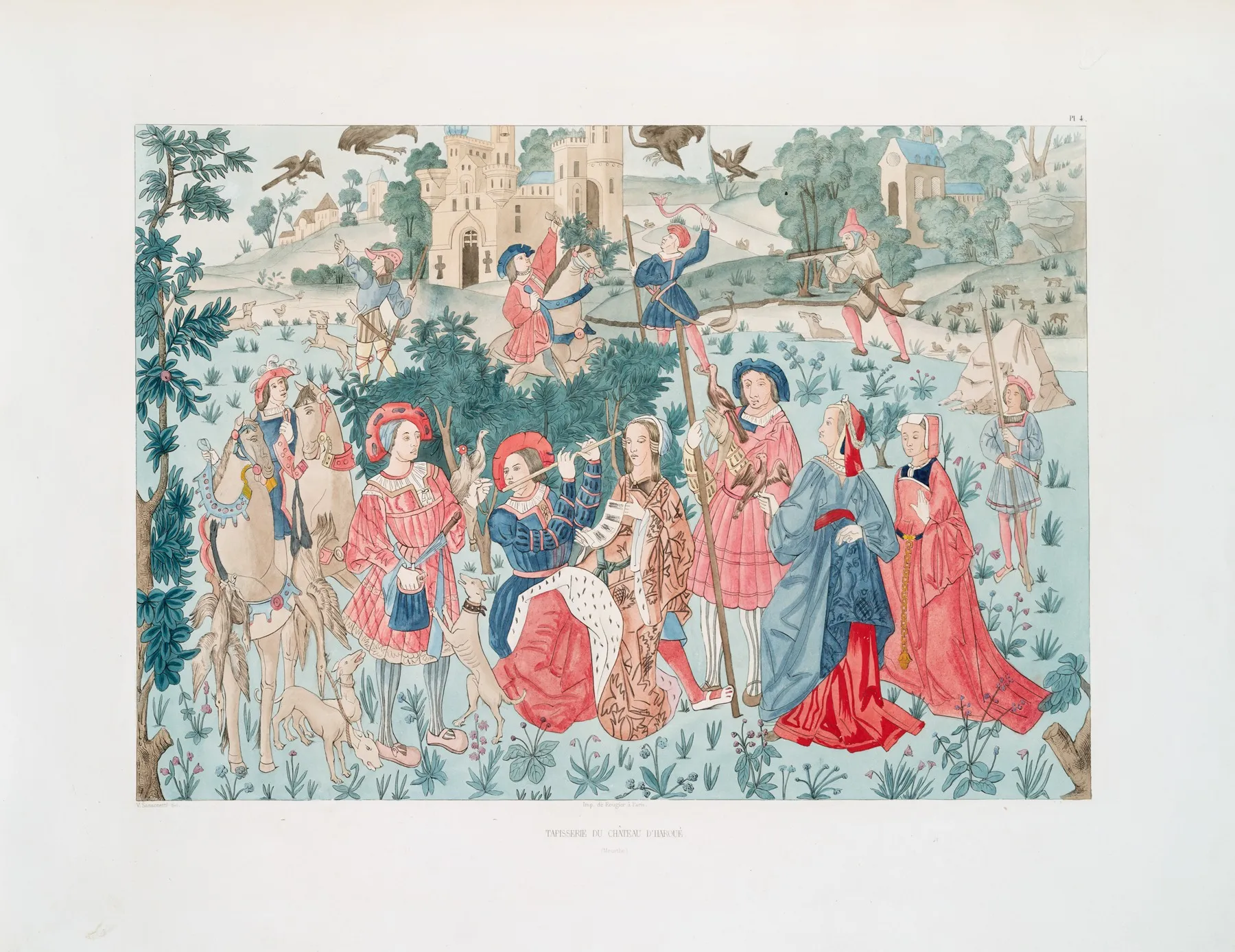Tapisserie Du Chateau Dharoue Meurthe 4 Wall Art by Achille Jubinal - High-Resolution Digital Print