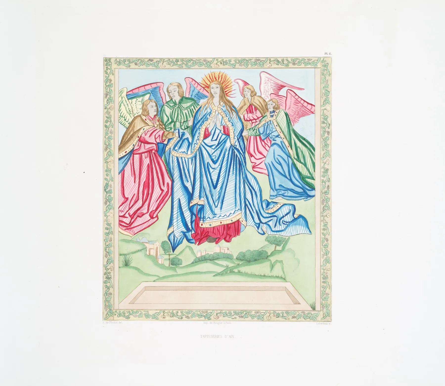Tapisseries Daix 6 Wall Art by Achille Jubinal - High-Resolution Digital Print