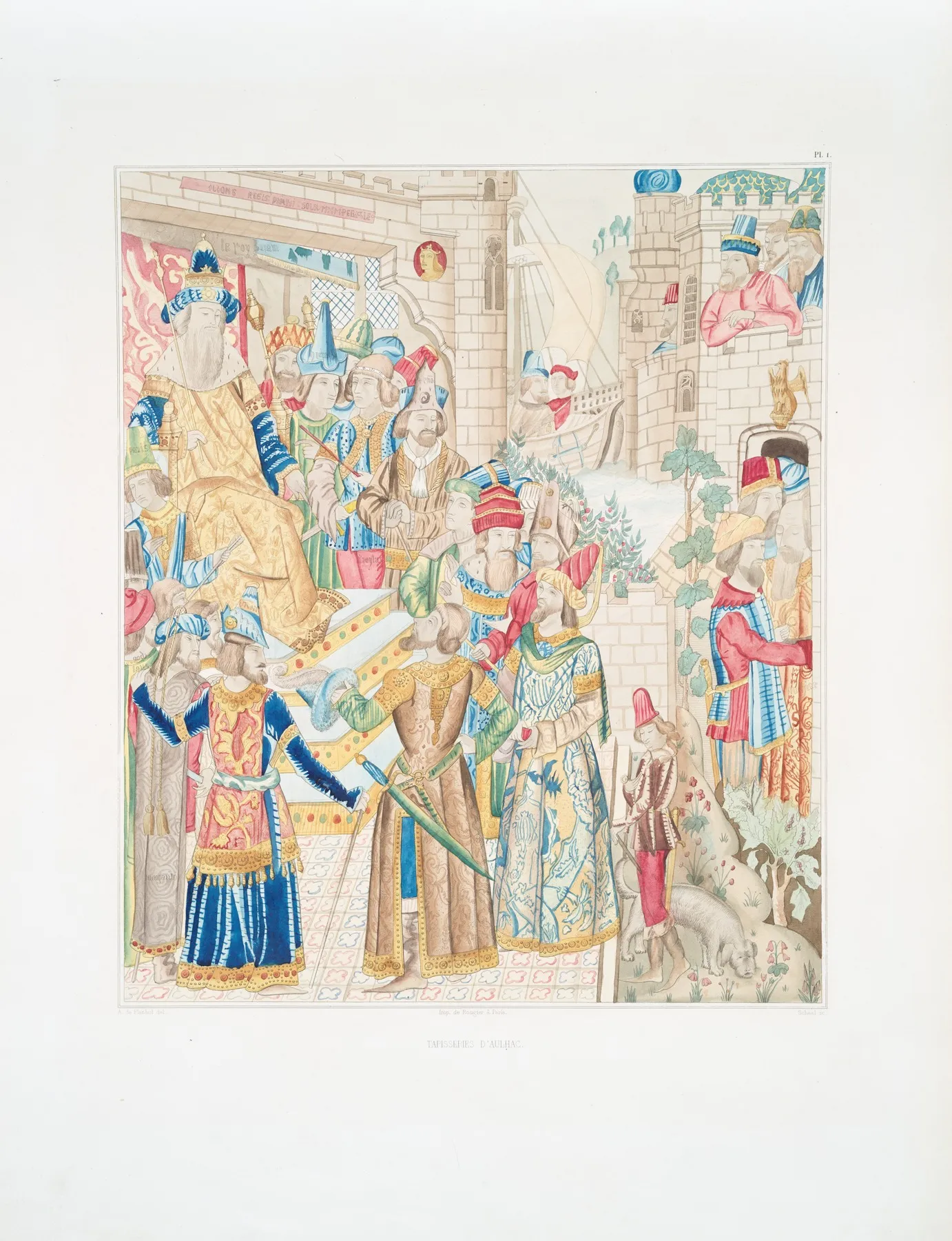 Tapisseries Daulhac Wall Art by Achille Jubinal - High-Resolution Digital Print