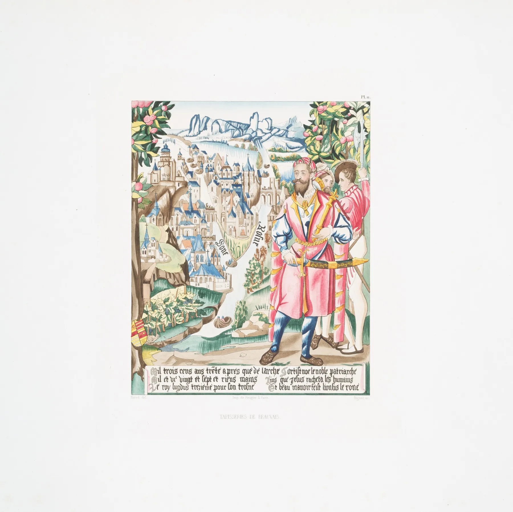 Tapisseries De Beauvais 13 Wall Art by Achille Jubinal - High-Resolution Digital Print