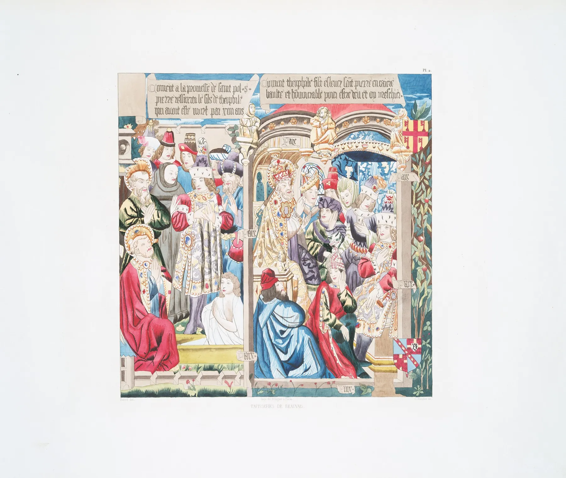 Tapisseries De Beauvais 2 Wall Art by Achille Jubinal - High-Resolution Digital Print