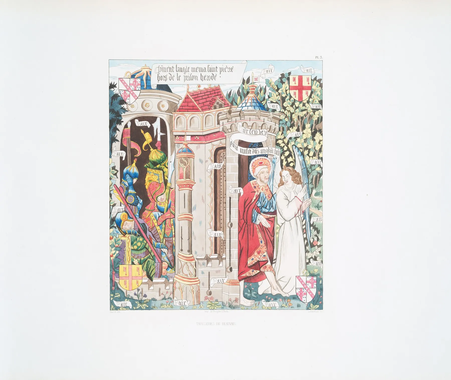 Tapisseries De Beauvais 3 Wall Art by Achille Jubinal - High-Resolution Digital Print