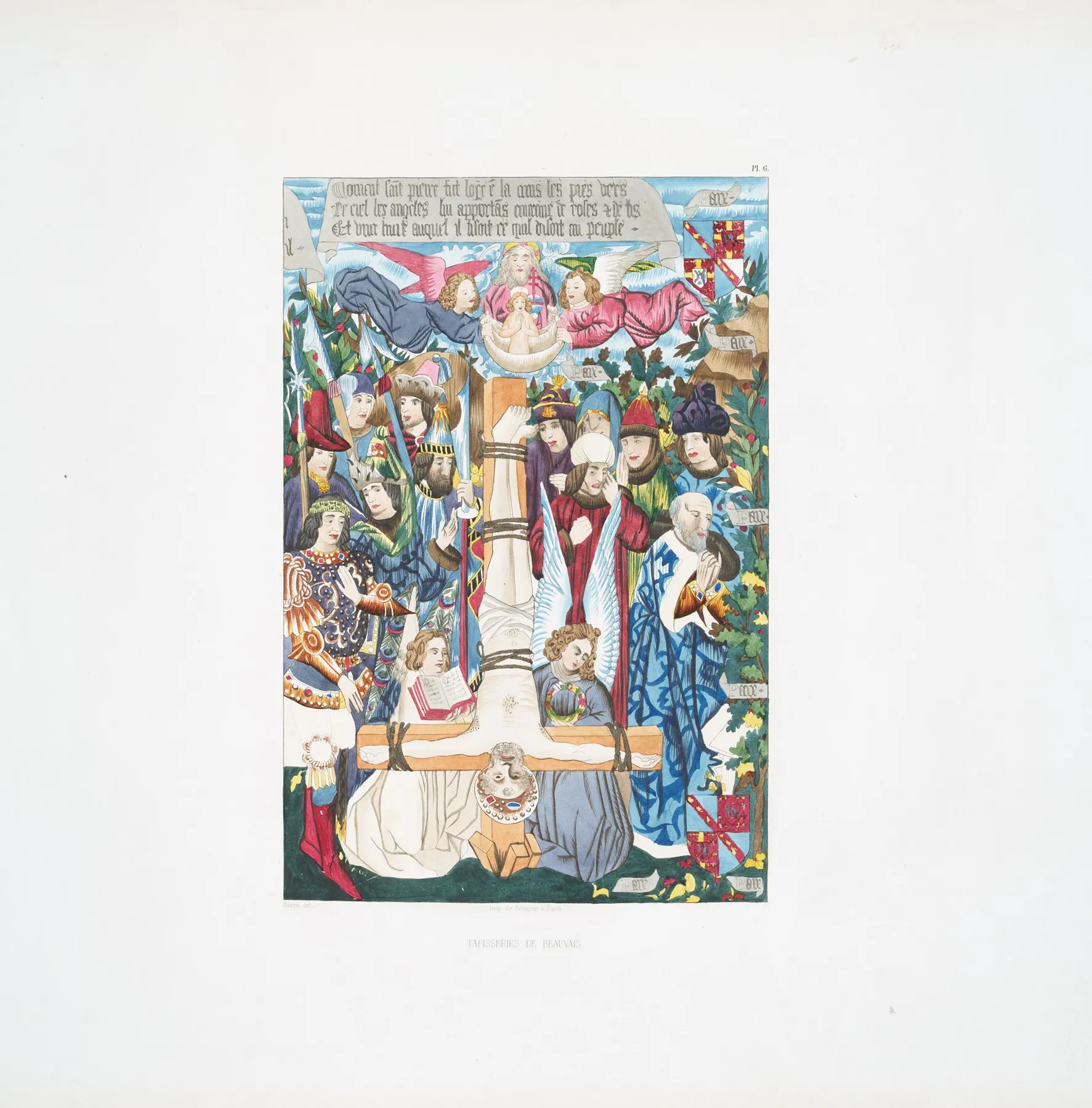 Tapisseries De Beauvais 8 Wall Art by Achille Jubinal - High-Resolution Digital Print