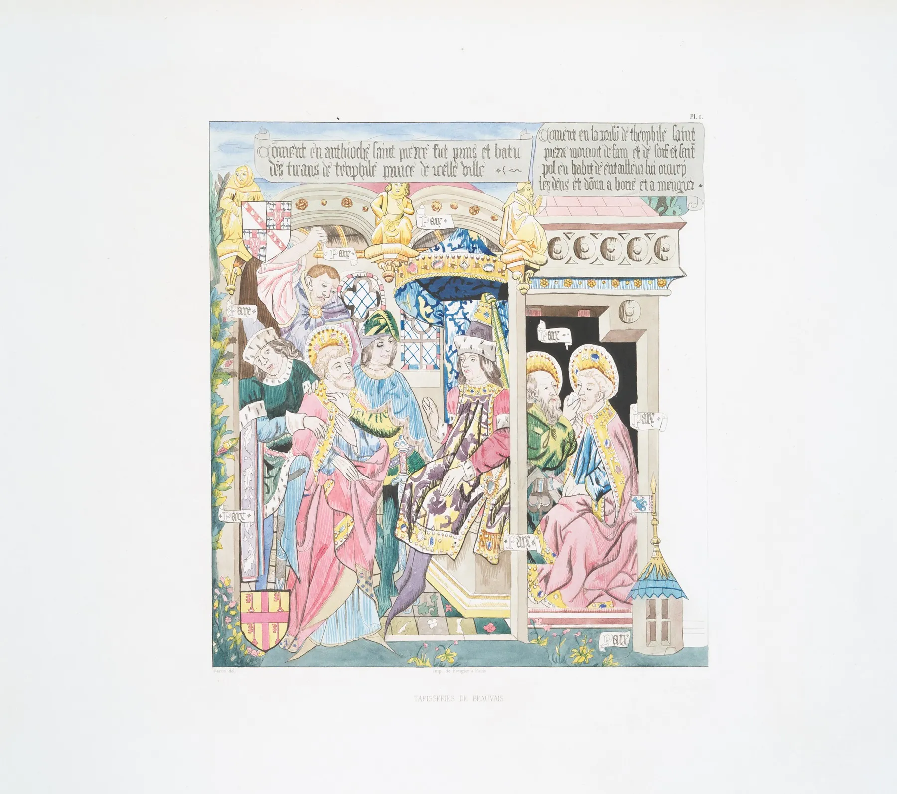 Tapisseries De Beauvais Wall Art by Achille Jubinal - High-Resolution Digital Print