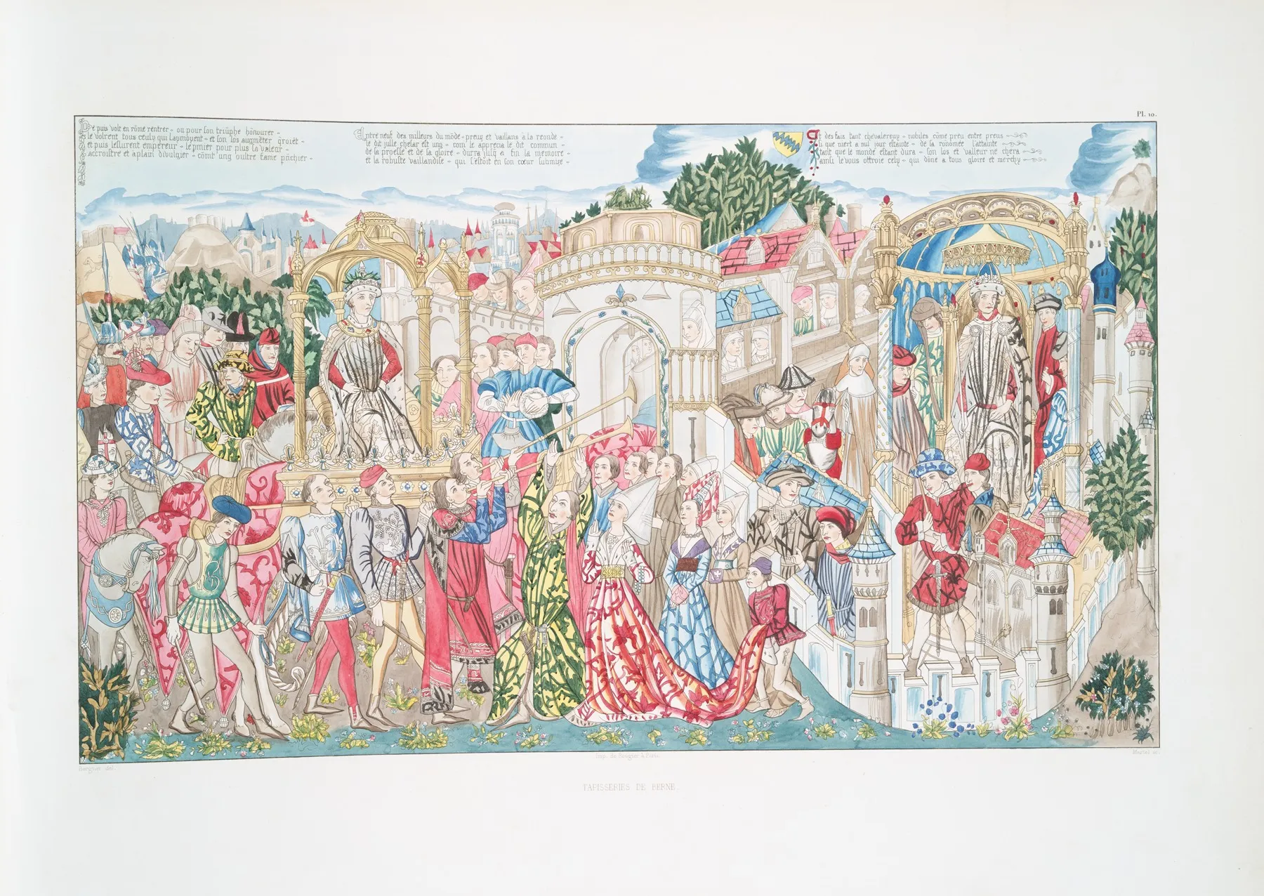 Tapisseries De Berne 10 Wall Art by Achille Jubinal - High-Resolution Digital Print