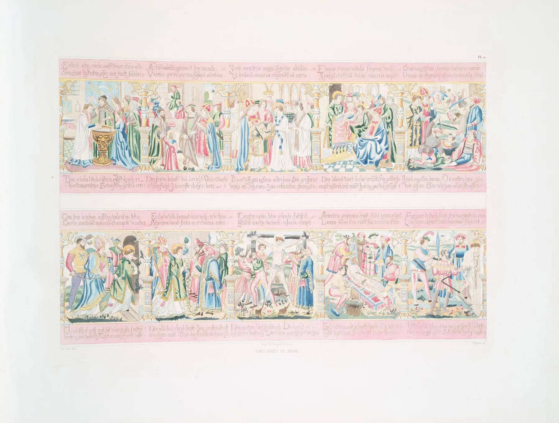 Tapisseries De Berne 11 Wall Art by Achille Jubinal - High-Resolution Digital Print