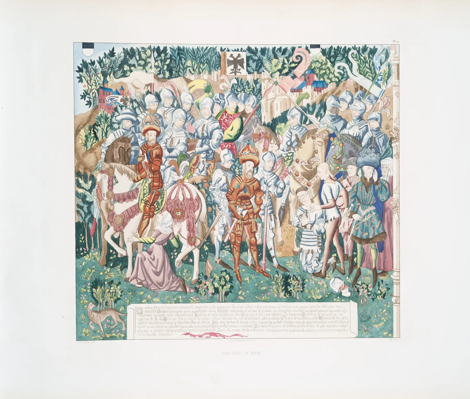 Tapisseries De Berne 2 Wall Art by Achille Jubinal - High-Resolution Digital Print