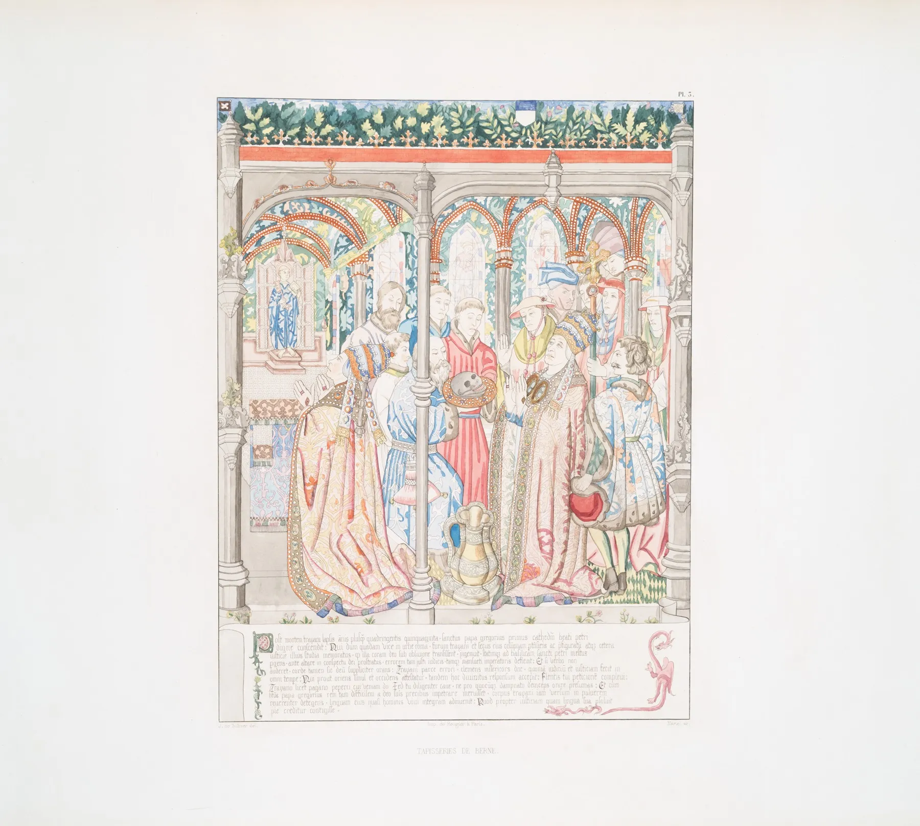 Tapisseries De Berne 3 Wall Art by Achille Jubinal - High-Resolution Digital Print