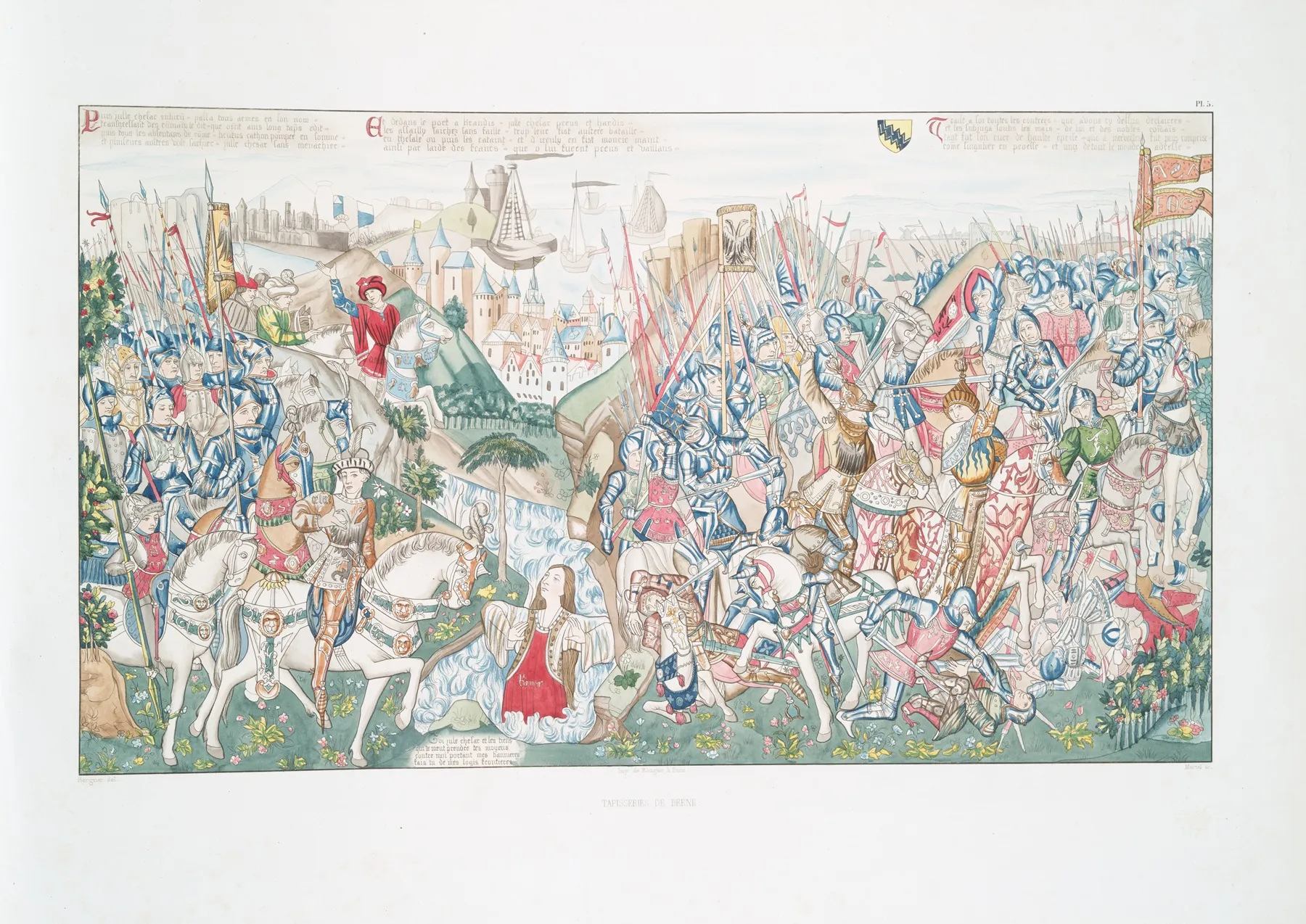 Tapisseries De Berne 5 Wall Art by Achille Jubinal - High-Resolution Digital Print