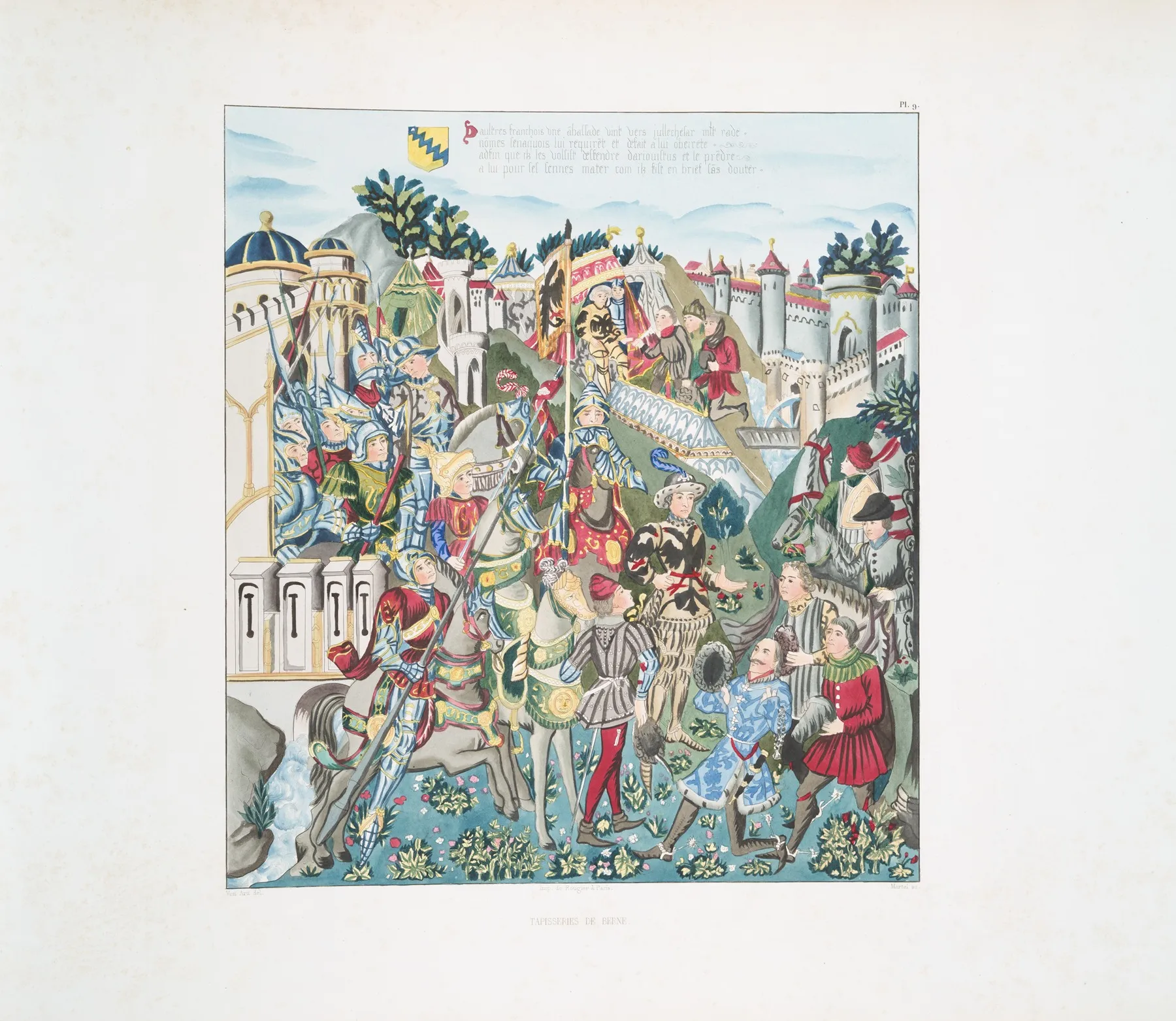 Tapisseries De Berne 9 Wall Art by Achille Jubinal - High-Resolution Digital Print