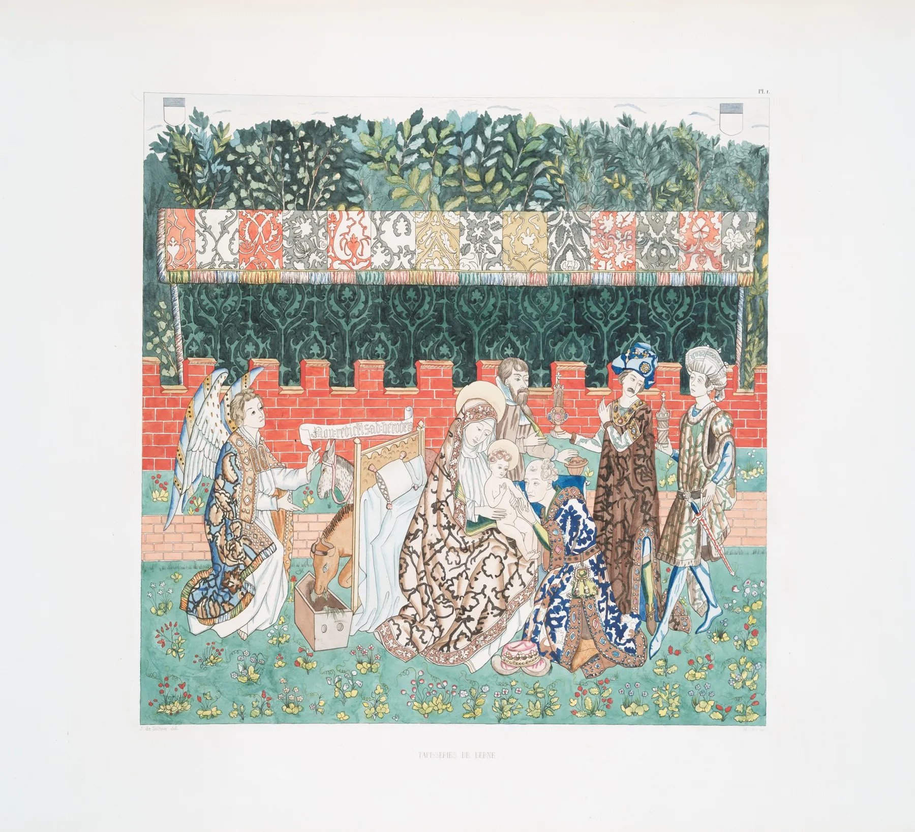 Tapisseries De Berne Wall Art by Achille Jubinal - High-Resolution Digital Print